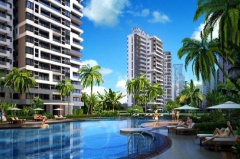 三亞魯能美麗三區(qū)別墅室外泳池，泡池水處理項(xiàng)目